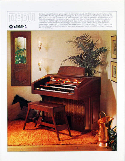 "One Man Opry" Bob Hacker Plays The Yamaha Electone D-80 (VINYL) | Near Mint (NM) Excellent (EX) Retro Vinyl Club