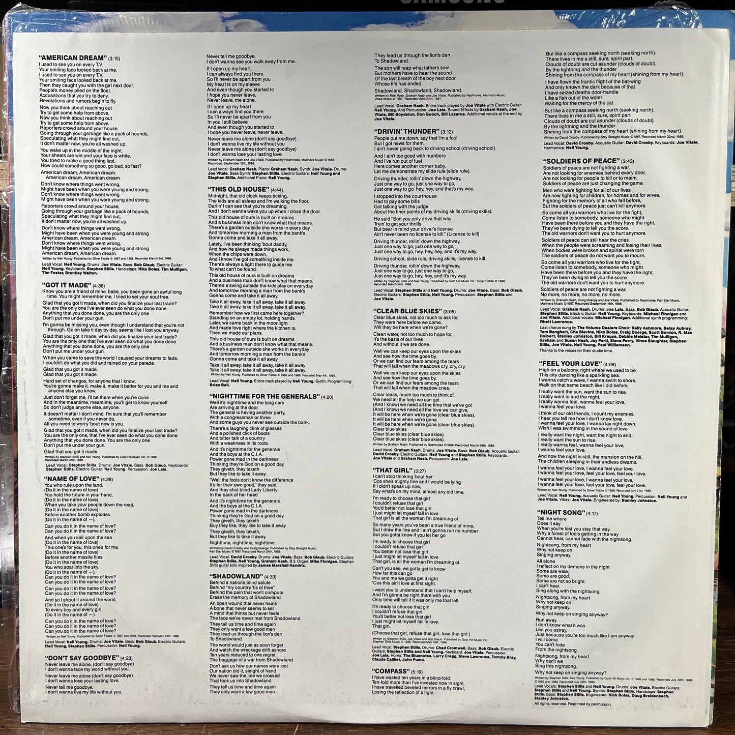 American Dream (VINYL) | Near Mint (NM) Near Mint (NM) Retro Vinyl Club