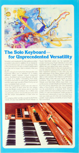 "One Man Opry" Bob Hacker Plays The Yamaha Electone D-80 (VINYL) | Near Mint (NM) Excellent (EX) Retro Vinyl Club