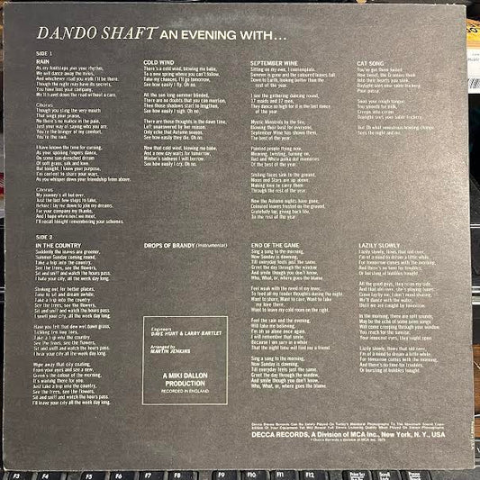 ... An Evening With ... (VINYL) | Very Good (VG) Excellent (EX) Retro Vinyl Club