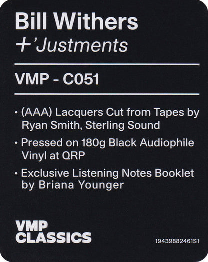 +'Justments *180G* |   Retro Vinyl Club