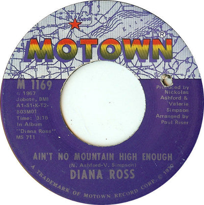 Ain't No Mountain High Enough / Can't It Wait Until Tomorrow | Very Good Plus (VG+) Excellent (EX) Retro Vinyl Club