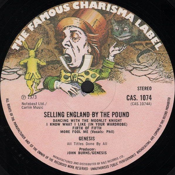 Genesis Selling England By The Pound - Original VINYL LP with INSERT