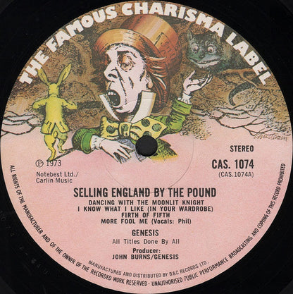 Genesis Selling England By The Pound - Original VINYL LP with INSERT