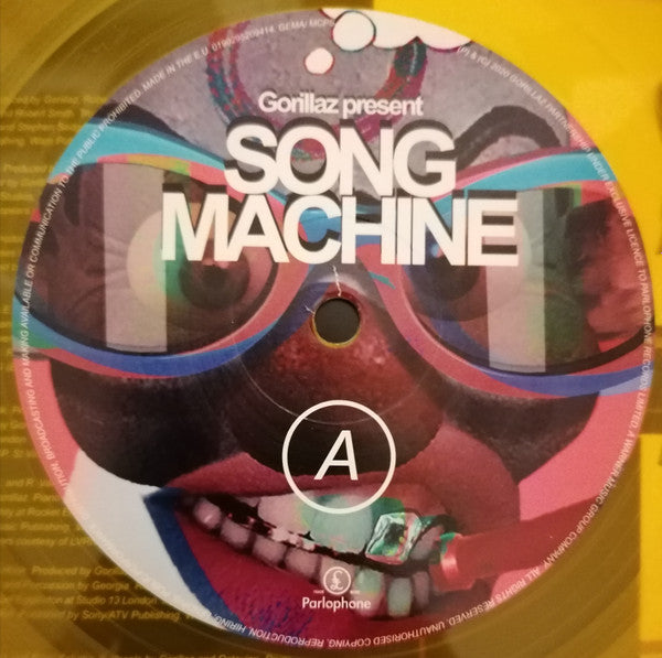 Gorillaz ‎Song Machine Season One - YELLOW COLOURED VINYL LP