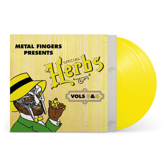 Metal Fingers Presents: Special Herbs Vol. 3 & 4 *PRE-ORDER 9/5/25*(LEMON YELLOW VINYL) |   Retro Vinyl Club