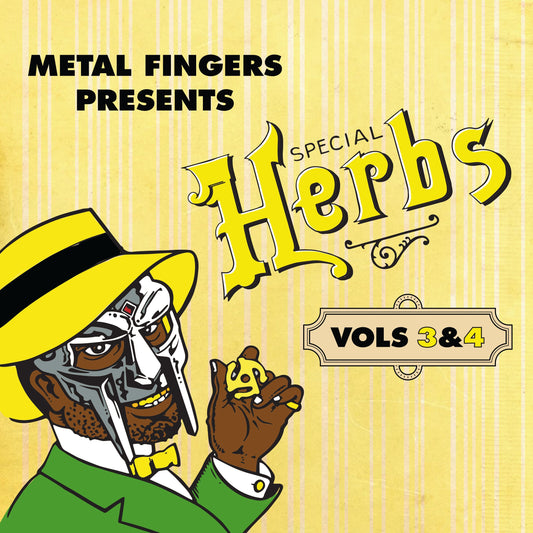 Metal Fingers Presents: Special Herbs Vol. 3 & 4 *PRE-ORDER 9/5/25*(LEMON YELLOW VINYL) |   Retro Vinyl Club