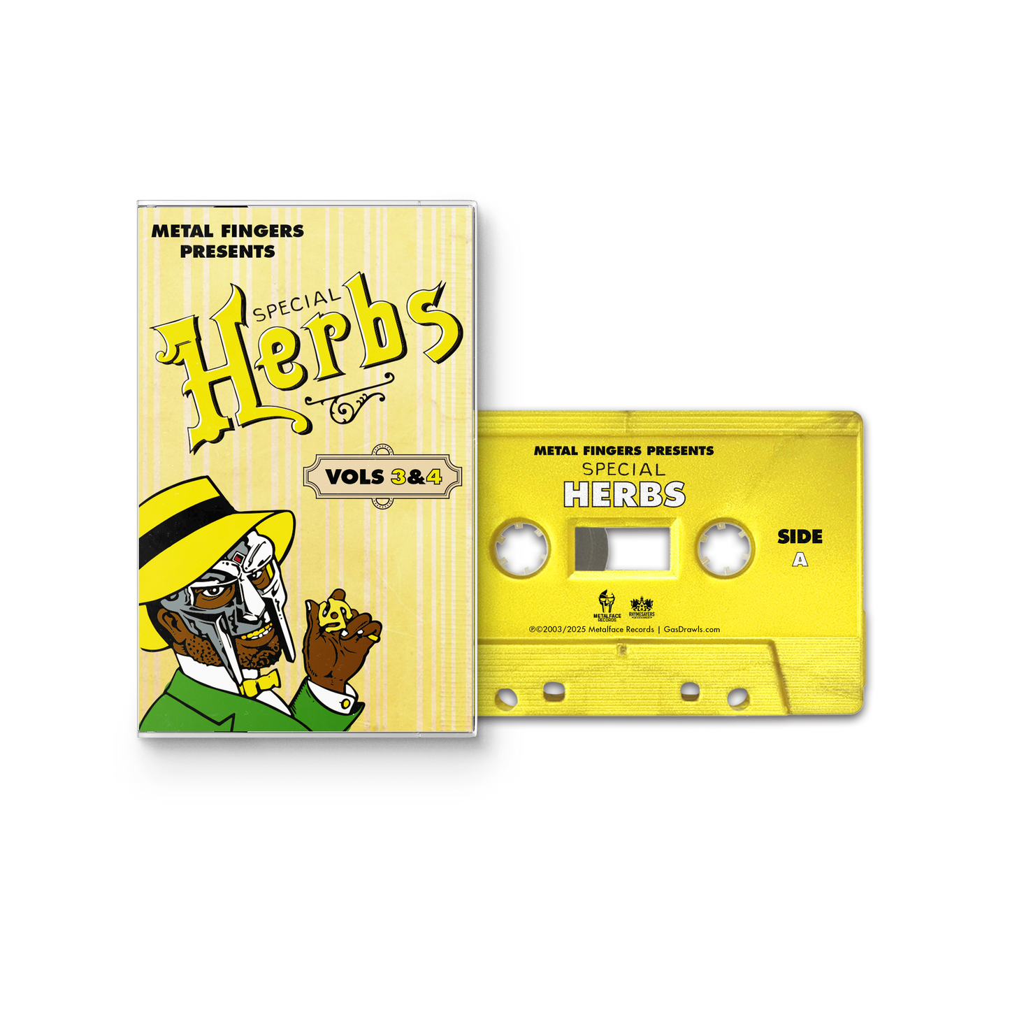 Metal Fingers Presents: Special Herbs Vol. 3 & 4 *PRE-ORDER 9/5/25*(CASS) |   Retro Vinyl Club