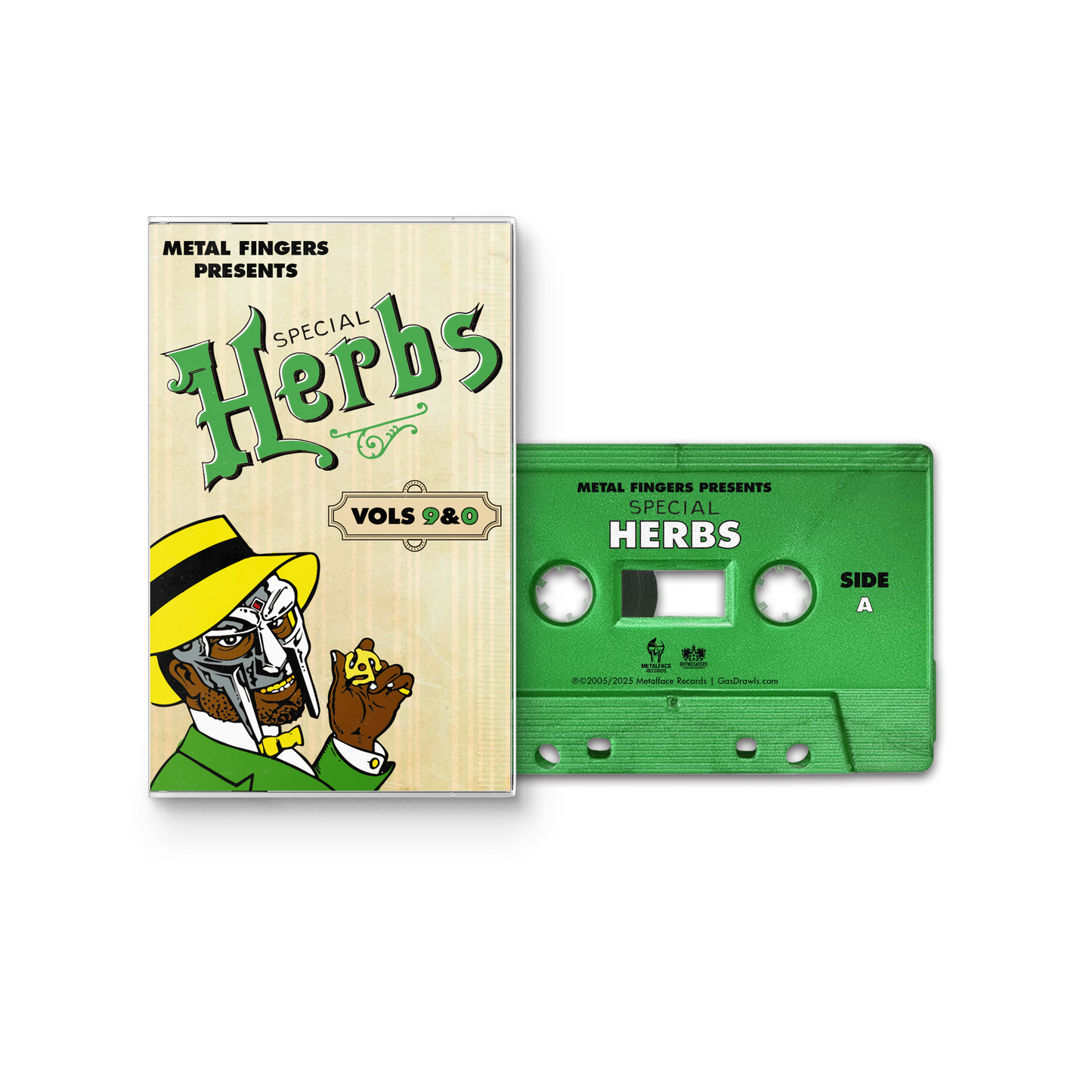 Metal Fingers Presents: Special Herbs Vol. 9 & 0 *PRE-ORDER 9/5/25*(CASS) |   Retro Vinyl Club
