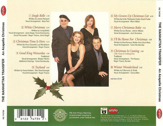 An Acapella Christmas (CD) |   Retro Vinyl Club