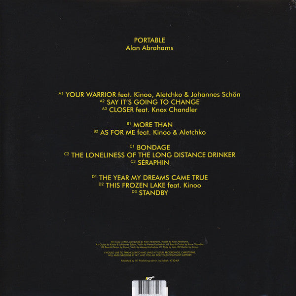 Alan Abrahams (2LP + CD) |   Retro Vinyl Club