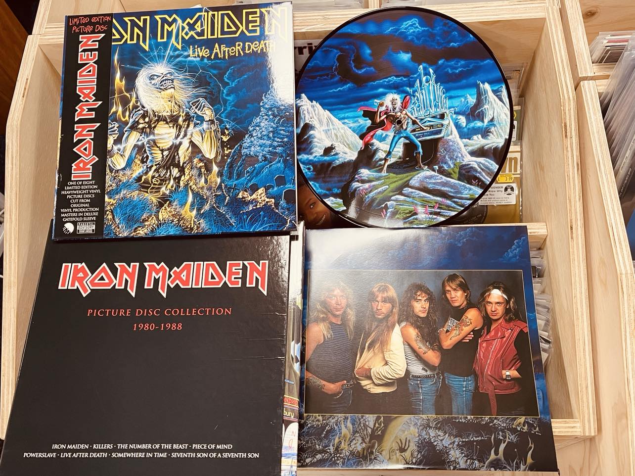 Iron Maiden ‎Picture Disc Collection 1980-1988 - 9 x PICTURE DISC VINYL LP BOX SET