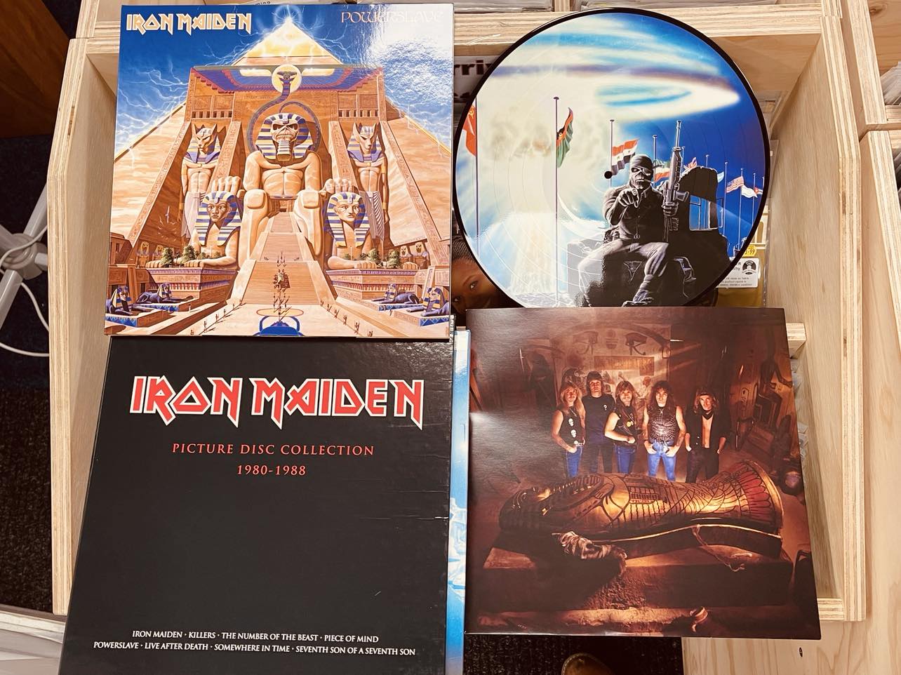 Iron Maiden ‎Picture Disc Collection 1980-1988 - 9 x PICTURE DISC VINYL LP BOX SET