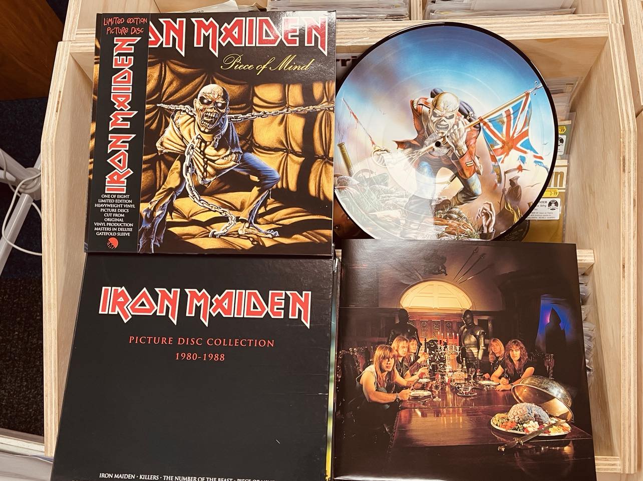 Iron Maiden ‎Picture Disc Collection 1980-1988 - 9 x PICTURE DISC VINYL LP BOX SET
