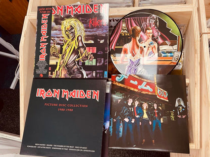 Iron Maiden ‎Picture Disc Collection 1980-1988 - 9 x PICTURE DISC VINYL LP BOX SET