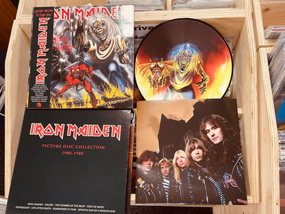 Iron Maiden ‎Picture Disc Collection 1980-1988 - 9 x PICTURE DISC VINYL LP BOX SET
