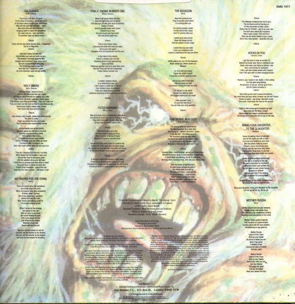 Iron Maiden No Prayer For The Dying - VINYL LP