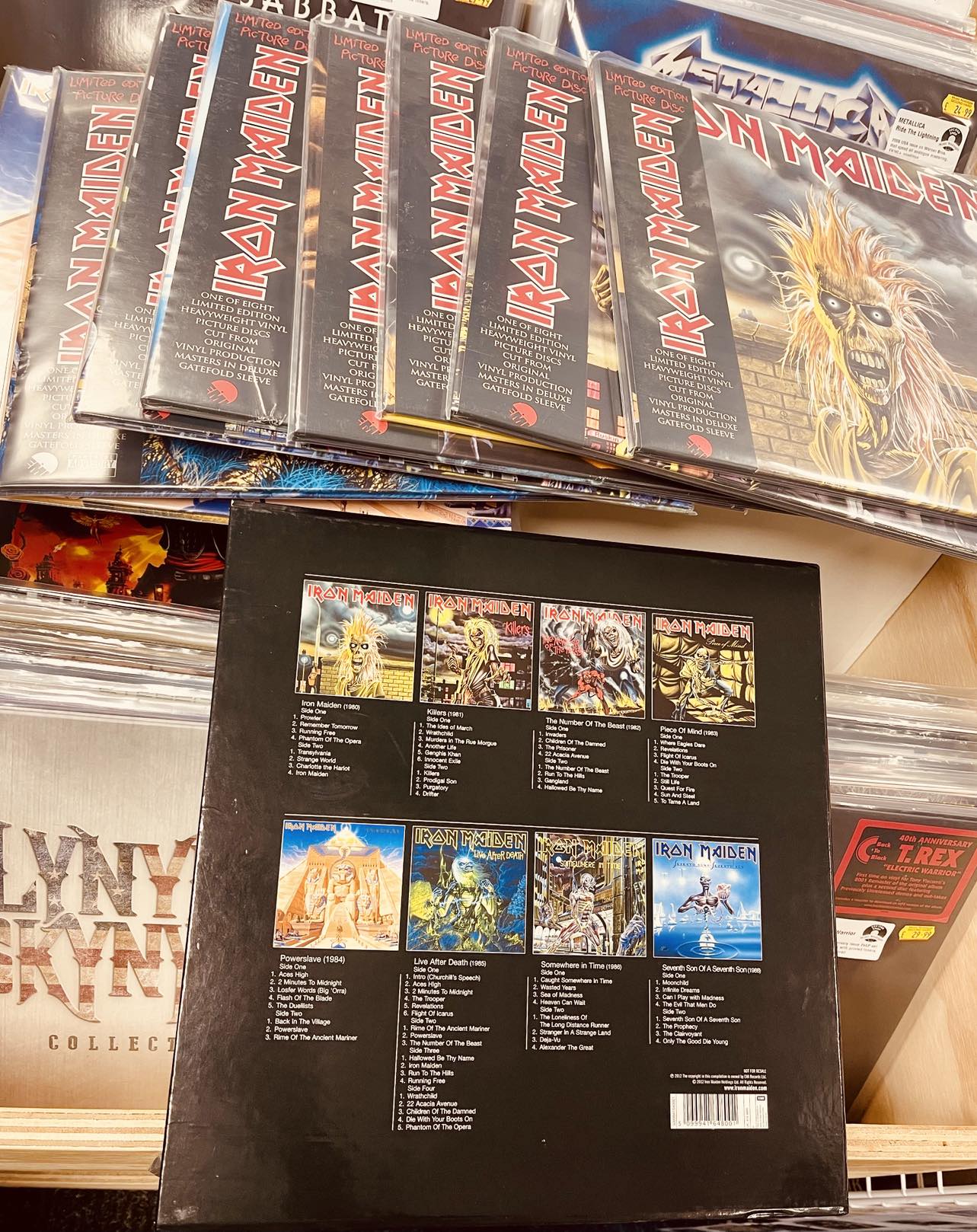 Iron Maiden ‎Picture Disc Collection 1980-1988 - 9 x PICTURE DISC VINYL LP BOX SET