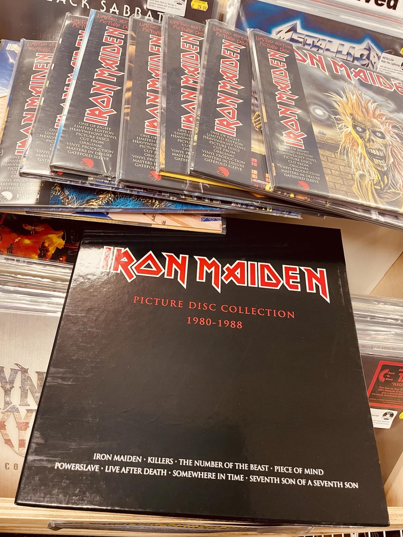 Iron Maiden ‎Picture Disc Collection 1980-1988 - 9 x PICTURE DISC VINYL LP BOX SET