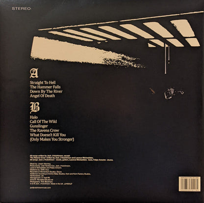 Jack J. Hutchinson ‎The Hammer Falls - SWIRL COLOURED VINYL LP & SIGNED