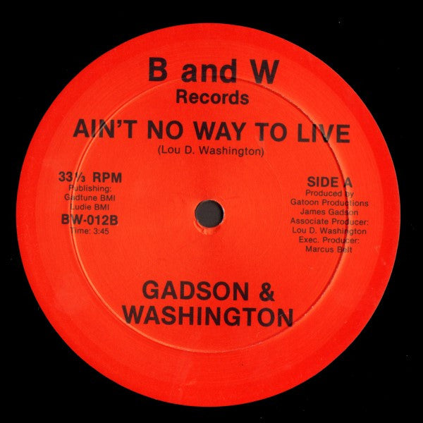Ain't No Way To Live / Indian Village |  Generic Retro Vinyl Club