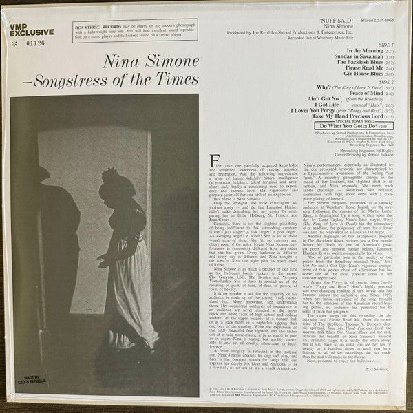 'Nuff Said! (VMP | BROWN MARBLE VINYL) |   Retro Vinyl Club