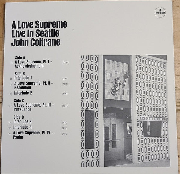 A Love Supreme: Live In Seattle *DINGED* (2xVINYL) |  Excellent+ (EX+) Retro Vinyl Club