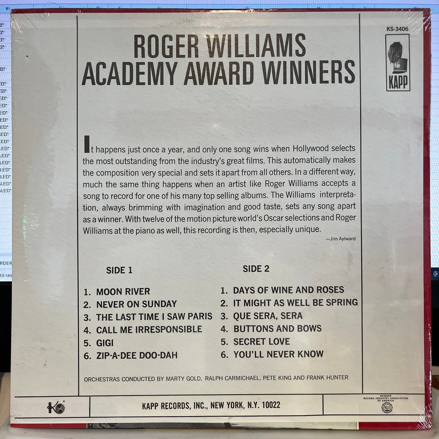 Academy Award Winners *SEALED* |   Retro Vinyl Club
