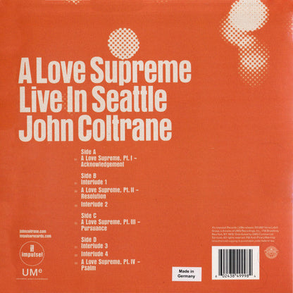 A Love Supreme: Live In Seattle *DINGED* (2xVINYL) |  Excellent+ (EX+) Retro Vinyl Club