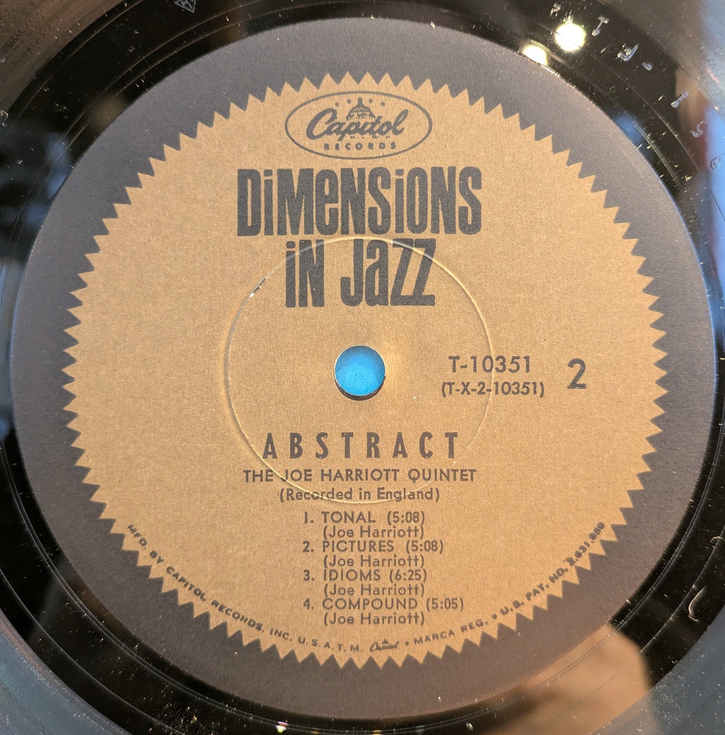 Abstract (VINYL) | Excellent (EX) Very Good Plus (VG+) Retro Vinyl Club