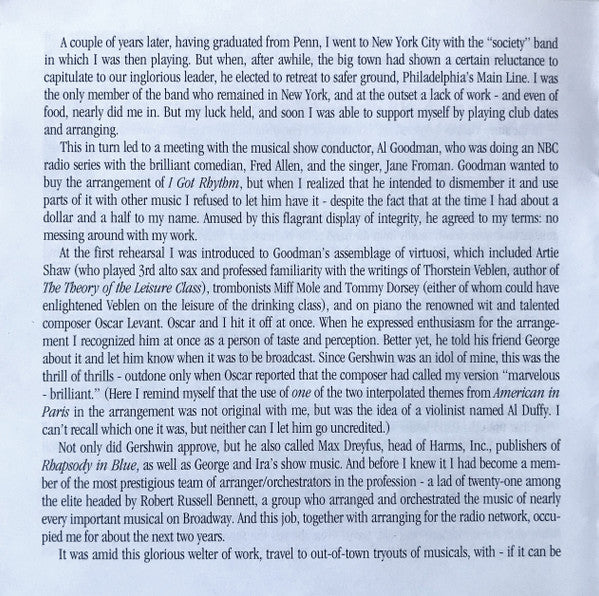 A Gershwin Celebration (CD) | Near Mint (NM) Near Mint (NM) Retro Vinyl Club