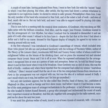 A Gershwin Celebration (CD) | Near Mint (NM) Near Mint (NM) Retro Vinyl Club