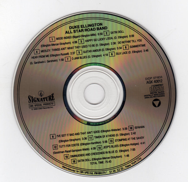 All Star Road Band (CD) | Near Mint (NM) Near Mint (NM) Retro Vinyl Club