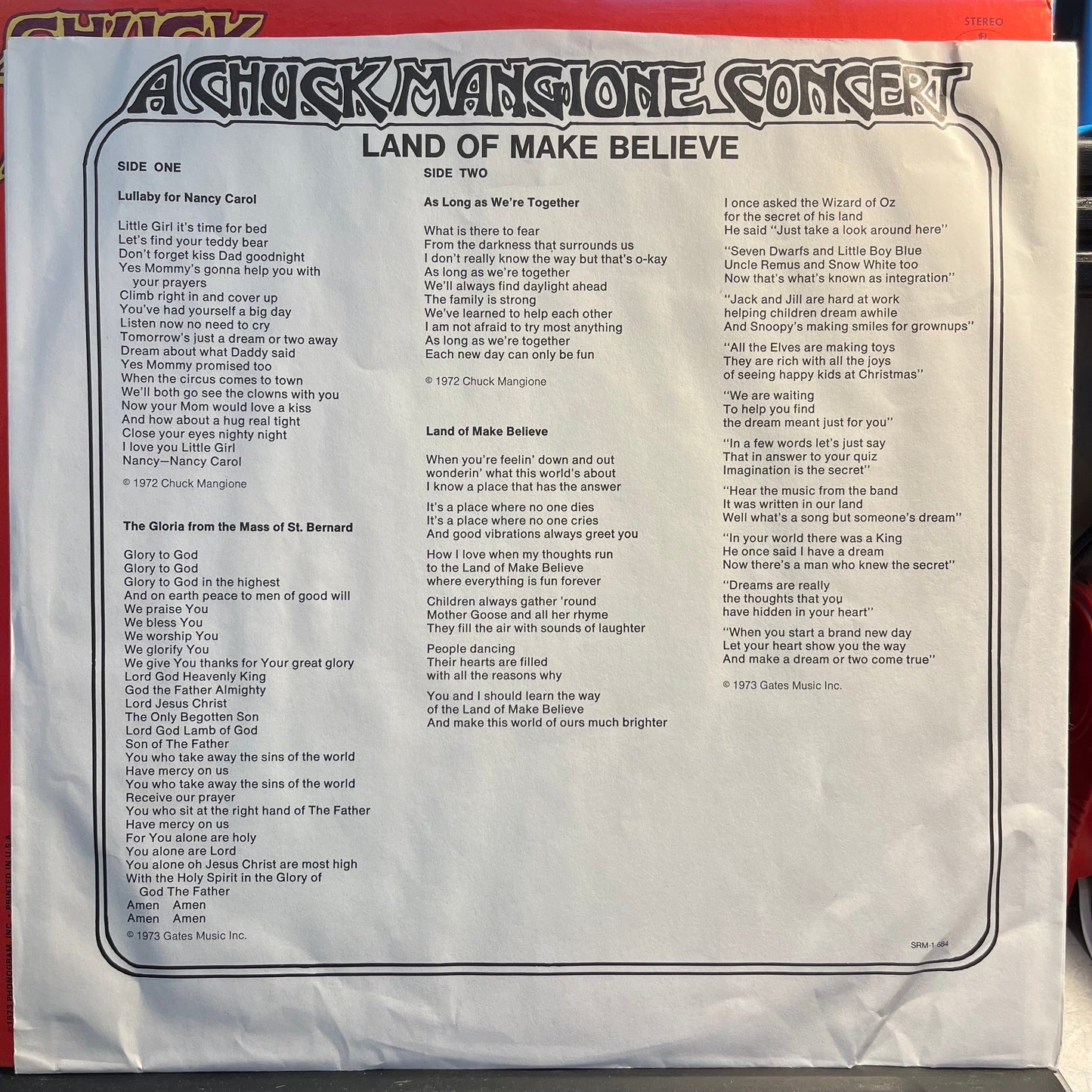 A Chuck Mangione Concert Land Of Make Believe | Near Mint (NM) Near Mint (NM) Retro Vinyl Club