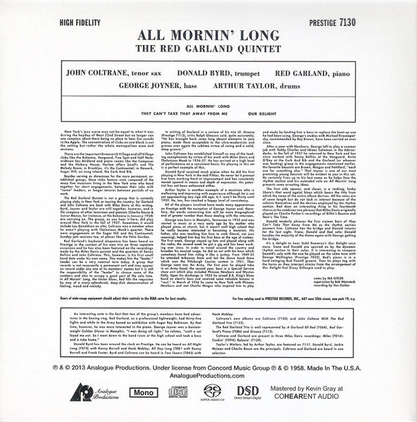 All Mornin' Long (SACD) | Near Mint (NM) Near Mint (NM) Retro Vinyl Club