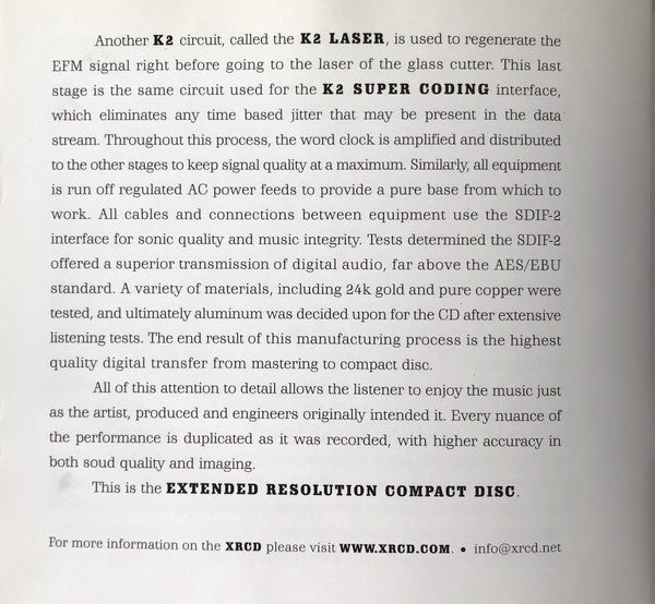 "88 Basie Street" (XRCD) | Near Mint (NM) Excellent (EX) Retro Vinyl Club