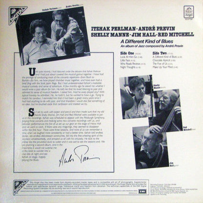 A Different Kind Of Blues (An Album Of Jazz Composed By André Previn) | Near Mint (NM) Near Mint (NM) Retro Vinyl Club
