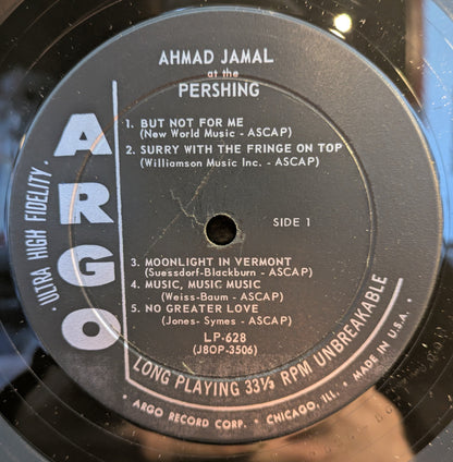 Ahmad Jamal Trio At The Pershing (But Not For Me) (VINYL) | Very Good (VG) Very Good Plus (VG+) Retro Vinyl Club