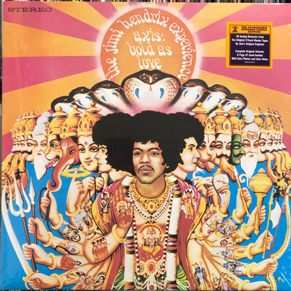 The Jimi Hendrix Experience ‎Axis: Bold As Love - 180 GRAM VINYL LP USA ISSUE
