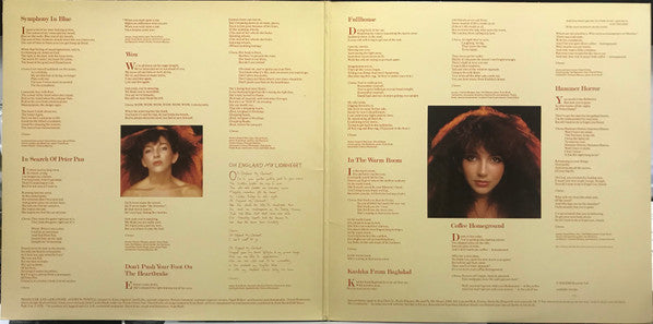Kate Bush Lionheart - VINYL LP Original Issue in Embossed Gatefold Cover