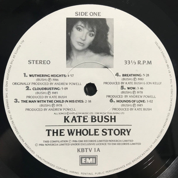 Kate Bush The Whole Story - VINYL LP