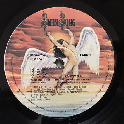 Led Zeppelin The Soundtrack From The Film The Song Remains The Same - 2 x VINYL LP SET