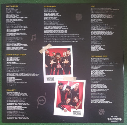 Massive Wagons House Of Noise - SIGNED GREEN COVER VINYL LP