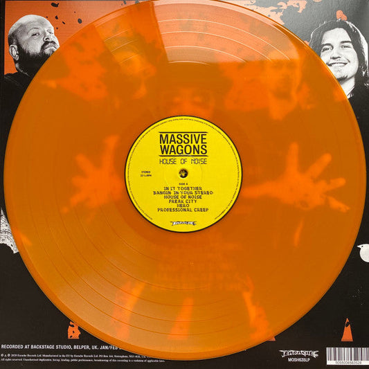 Massive Wagons House Of Noise - SIGNED ORANGE COVER VINYL LP