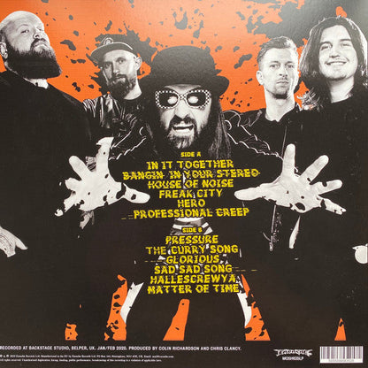 Massive Wagons House Of Noise - SIGNED ORANGE COVER VINYL LP