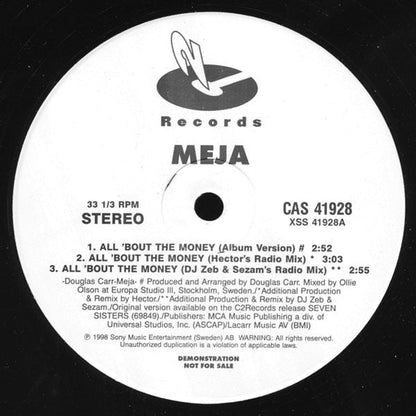 All 'Bout The Money | Very Good Plus (VG+) Generic Retro Vinyl Club