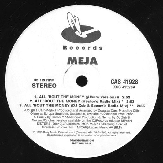 All 'Bout The Money | Very Good Plus (VG+) Generic Retro Vinyl Club