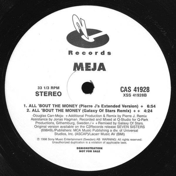 All 'Bout The Money | Very Good Plus (VG+) Generic Retro Vinyl Club