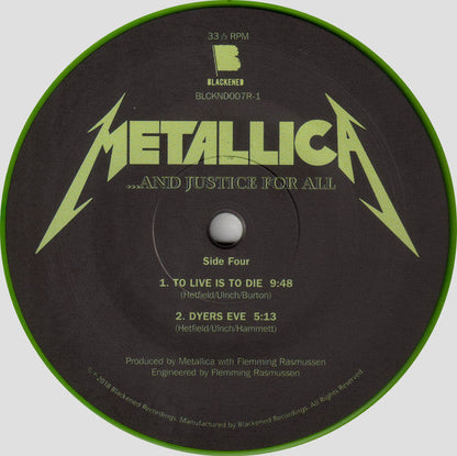 ...And Justice For All |   Retro Vinyl Club