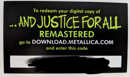...And Justice For All |   Retro Vinyl Club